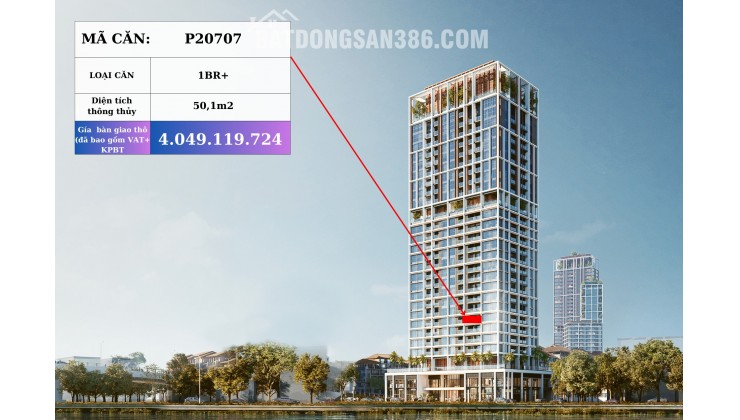 bán gấp căn hộ giá giai đoạn 1- View trực diện Sông Hàn